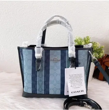 Coach C4085 Mollie Tote 25 in Colorblock NATURAL/MANGO Multi