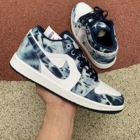 2023 Original J 1 Low A J 1 Washed tannin tie-dyed CZ8455-100 casual shoes sports shoes LJR high quality E407