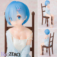 Model โมเดล Figure ฟิกเกอร์ จากการ์ตูนเรื่อง Re Zero Starting Life in Another World รีเซทชีวิต ฝ่าวิกฤตต่างโลก Rem เรม Room Wear Sit on Chair นั่งเก้าอี้ Ver Anime ของสะสมหายาก อนิเมะ การ์ตูน คอลเลกชัน ของขวัญ จากการ์ตูนดังญี่ปุ่น New Collection manga