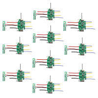 [ทะเลสาบสีฟ้า] BAT618 Li-Ion แบตเตอรี่ชาร์จแผงวงจรป้องกัน PCB พัดลมสำหรับ  18โวลต์3.0Ah 6.0Ah BAT610 609กรัม BAT618เครื่องมือไฟฟ้า