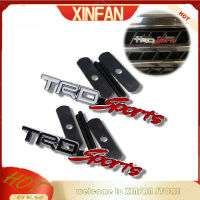 XINFAN TRD ตะแกรงหน้าหม้อรถยนต์เหล็กสำหรับเล่นกีฬาสติ๊กเกอร์สำหรับโตโยต้า Vios Fortuner Innova Hiace Wigo Rush Avanza โคโรลายาริส Land Cruiser RAV4 C-HR Hilux