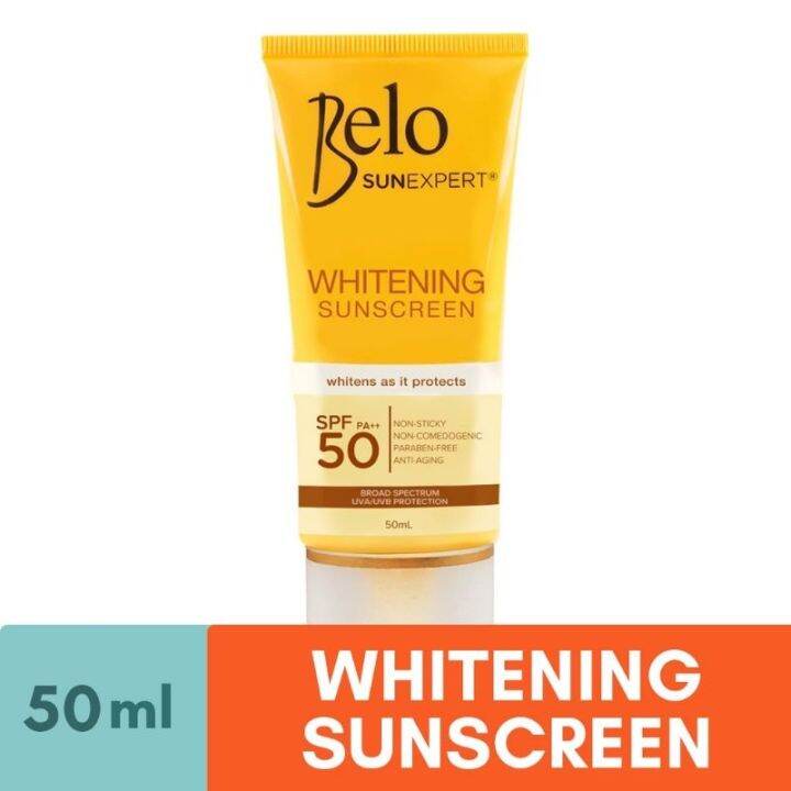 Belo Whitening Sunscreen spf 50 pa 50ml with niacinamide and