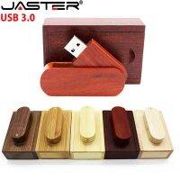 JASTER USB 3.0 4GB 8GB 16GB 32G 64GB Flash Drive Custom Logo Bean Red Wood USB Memory Stick Company Gift (1pcs free logo)