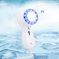 Blue-ray Cold Hammer Skin Tighten Shrink Pores Face Beauty Machine Cryotherapy Ice Healing Dark Cirlce Wrinkle Removal