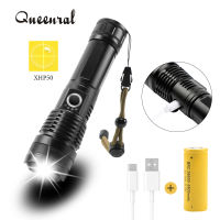 XHP50 High Power Led Flashlight 5 Modes Tactical Flashlight Zoomable Led Torch Rechargeable 18650 26650 Battery Outdoor Camping