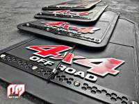 บังโคลนรถยนต์ 4x4 Off-Road Mud flaps Black Plate