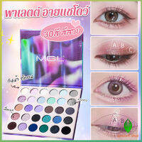 GW อายแชโดว์พาเลท 30 สี กันน้ำ ติดทน เนื้อแมท eyeshadow