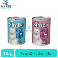 Thức ăn Pate SIMBA nhập khẩu Ý cao cấp dành cho mèo lớn - Lon 415g thumbnail