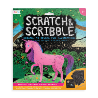 OOLY  - Scratch &amp; Scribble Art Kit กระดาษขูดสีรุ้ง ศิลปะสำหรับเด็ก (มีให้เลือก 6 ลาย)
