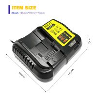 2A DCB112เปลี่ยนแบตเตอรี่ Charger สำหรับ Dewalt แบตเตอรี่ Li-Ion 10.8V 12V 14.4V 18V 20V DCB200 DCB101 DCB115 DCB107 DCB105 DCB140