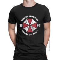 Umbrella Corporation MenS T Shirts Leisure Tee Shirt Classic Short Sleeve Crewneck T-Shirt Cotton Graphic Printed Clothing 【Size S-4XL-5XL-6XL】