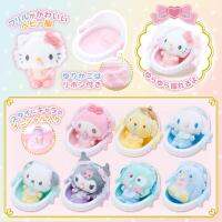 Sanrio Cradle Pacifier ตุ๊กตาผ้ากำมะหยี่ Cinnamoroll Kitty Hangyodon Badtz-Maru Cogimyun Kawaii ของขวัญหุ่นโมเดลในอนิเมะ