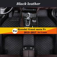 Car floor mats For Hyundai Grand Santa Fe 5 seats 2017 2016 2015 2014 2013 (7 Seater) Auto Interior Accessories Styling Custom