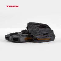 TREK TREK Bontrager ลื่นทนต่อการสึกหรอความปลอดภัยสะท้อนแสงโครเมี่ยมแกนเหยียบจักรยาน/เท้าแบน