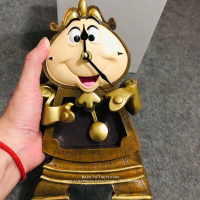 Beauty and the Beast Cogsworth Mr Clock 24cm Action Figure Decoration Collection Figurine kid Toy PVC model for children