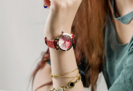 Đồng hồ nữ dây da tuyệt đẹp Guou 8128b thumbnail