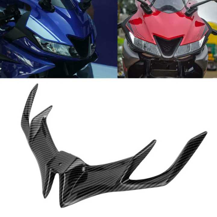 Motorcycle Windshield Fairing Wing Cover Motorcycle Carbon Fiber