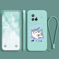 เคสโทรศัพท์ vivo x80 ยางนิ่ม กันกระแทก กันน้ำ กันลื่น ฝาหลัง คลุมเต็มขอบ ไม่เบียด ฟิล์มมือถือ เคสใส่เลนส์ ลายการ์ตูนน่ารัก