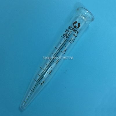 【CW】☃☃♀  5pcs/lot 10ml Glass sharp bottom centrifugal without coverLaboratory test tubes with graduated lines