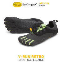 Vibram Fivefingers รองเท้าผู้ชาย รุ่น V-Run Retro (Black/Green/Black)21M8002