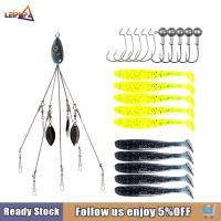 Leipupa แท่นขุดเจาะร่มสำหรับ Striper Bass เหยื่อเหยื่อล่อปลาสำหรับ Pickerel Walleye Crappie