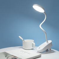 โคมไฟตั้งโต๊ะ โคมไฟอ่านหนังสือ แบบคลิปหนีบโต๊ะ Usb Charging Touch On/off Switch Clip Desk Lamps Eye Protection Dimming Led Contemporary Small Bedroom Table Lamp