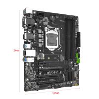 เมนบอร์ด B85กลไก LGA 1150รองรับ Intel Pentium Core Xeon DDR3เดสก์ท็อป CPU แรม SATA NVMe WIFI M.2 B85M-PRO