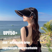 Protective Sun Cap For Everyday Use Trendy UV Protected Caps Adjustable Sun Hat With Oversized Brim Sun Hat With UV Protection Sun Shading Cap