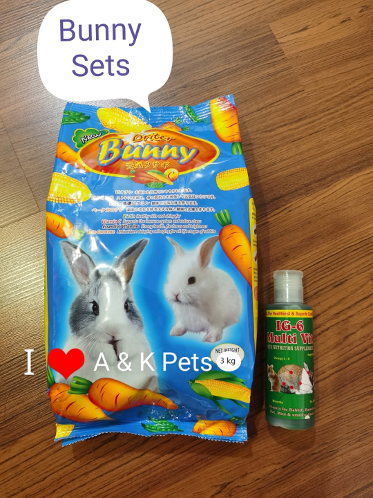 (3KG SETS)Briter Bunny Rabbit Food VitaminBriter Bunny Rabbit Food 3kg