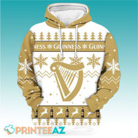 （ALL IN STOCK XZX）  Guinness Hoodie 3D  Beer Splash Guinness Beer Gift - Personalized Gifts: Family, Sports, Occasions, Trending 01  (Free customized name logo for private chat, can be changed with or without zipper)