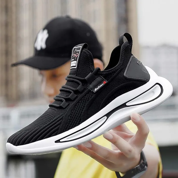 Sneakers Men Breathable Canvas Outdoor Sneakers For Male Casual Sport  Running Tennis Shoes Light Weight Comfortable