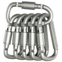 Thick 8CM With Lock D Type Mountaineering Buckle Fast Hanging Aluminum