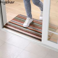 [A VOGUE] StripedMat Home Non Slip Entrance Doormats ดูดซับห้องอาบน้ำพรมปูพื้นอ่างอาบน้ำด้านข้าง MatsSoft