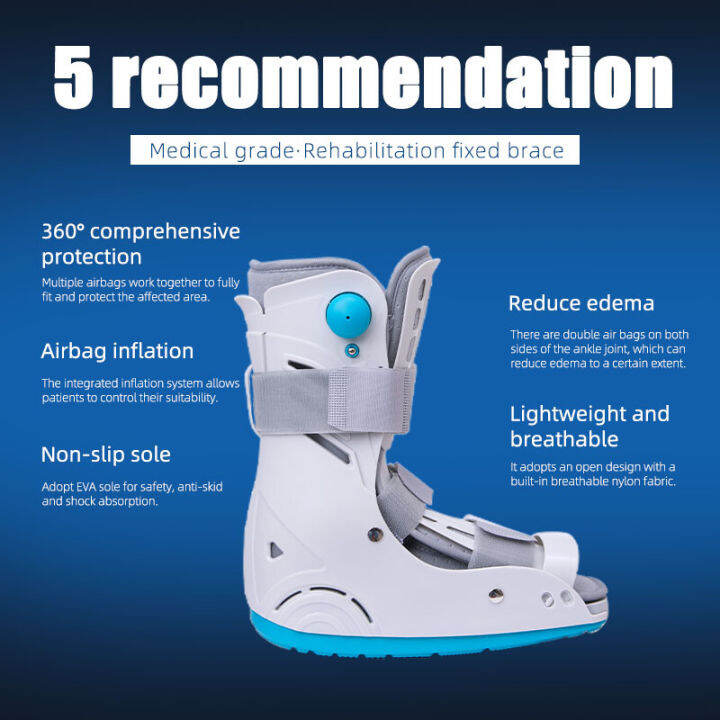 Walking boot Achilles tendon boots aircast air pump ankle joint