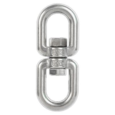 304 Stainless Steel Rotating Ring Universal Ring 8-Ring Chain Buckle Rigging Accessories Dog Chain Accessories