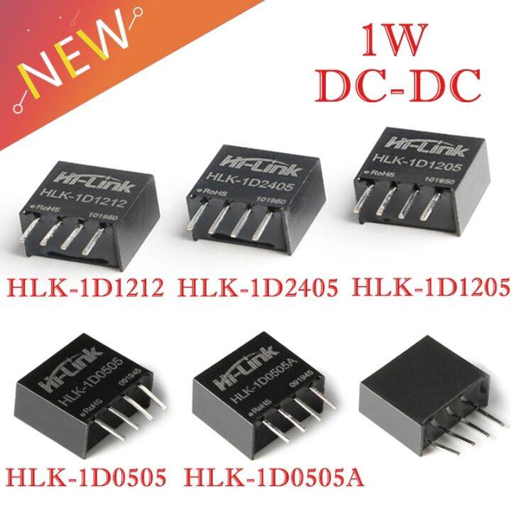 high-quality-dc-dc-แหล่งจ่ายไฟโมดูล-dc-dc-แยก-non-regulated-5v-12v-24v-to-5v-1w-dc-to-dc-sip-hlk-1d1205-1d2405-1d1212-1d0505-1d0505a