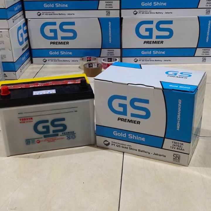 aki mobil Ford Everest GS N70Z (75D31R) Aki Basah 12v 80Ah | Lazada