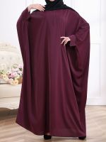 【YF】 Ramadan Eid Prayer Abaya Turkey Jilbab Muslim Hijab Dress Loose Abayas for Women with Zipper Dubai Clothing Kaftan Robe