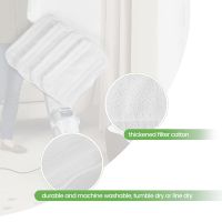 4 Pack Steam Mop Pads Replacement for S3101 S3202 S3250 Washable Cleaning Pad Steamer Pad for Hard Floors