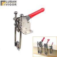 304 Stainless Steel Latch-Tipe Lock Klip 90 Derajat Vertikal Cepat Presser Fixture Kokoh tahan Lama Kayu Press Klem