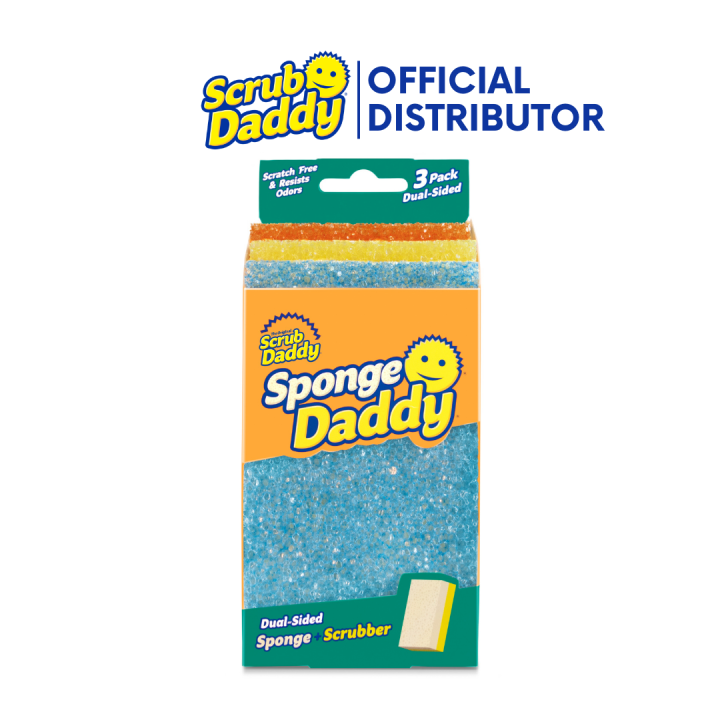 Sponge Daddy Dual Sided Scrubber + Sponge 3 pack Lazada PH