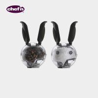 Chefn Mini Magnetic Salt and Pepper Grinder Set Adjustable from Ultra-Fine to Coarse เครื่องบดเกลือและพริกไท