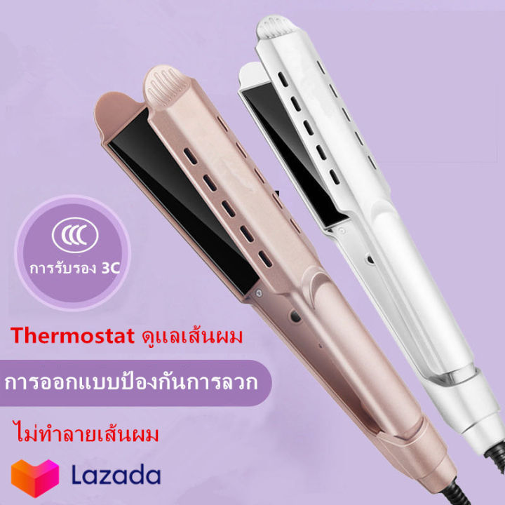 ขายดี-เครื่องหนีบผม-หน้ากว้างอย่างดี-ของพร้อมส่ง-l-รับประกัน-2-ปี-l-ที่หนีบผม-เครื่องรีดผม-ที่รีดผม