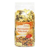 สินค้าโปรพิเศษ! ฮาทเน่ ซีเรียล มูสลี่ มัลติ ฟรุต 1 กก. Hahne Cereal Muesli Multi Fruits 1 kg สินค้ามาใหม่ โปรราคาถูก พร้อมเก็บเงินปลายทาง