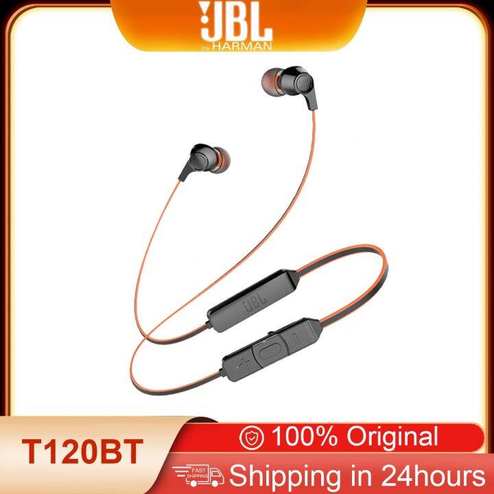 Original JBL T120BT Wireless Bluetooth Earphone Sports Earbuds Pure