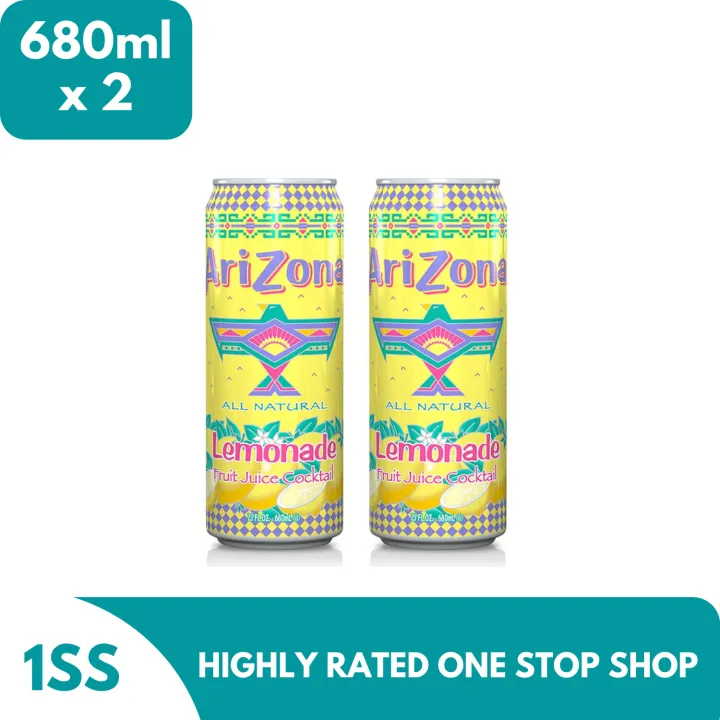 Arizona Lemonade Fruit Juice Cocktail 680mL x 2 Lazada PH