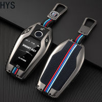 HYS ฝาครอบเคสกุญแจรถอัลลอยใหม่สำหรับ BMW 5 7ชุด G11 G12 G30 G31 G32 I8 I12 I15 G01 G02 X3 X4 X7 X5