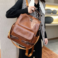 Backpack New Vintage Simple High-capacity Ladies Bags Fashion Trendy Wild Student Schoolbag Backpacks for Women Backpack Purse