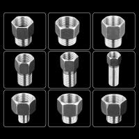 201สแตนเลส1/2  "3/4 " 1  "ตัวเมีย/ตัวผู้ตัวเชื่อมต่อแบบเกลียวตรงท่ออะแด็ปเตอร์ข้อต่อข้อต่ออุปกรณ์1ชิ้น