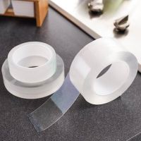 Thickness 2mm/1mm Nano Tape Double Sided Tape Transparent NoTrace Reusable Waterproof Adhesive Tape Cleanable Home tape Supplies Collars